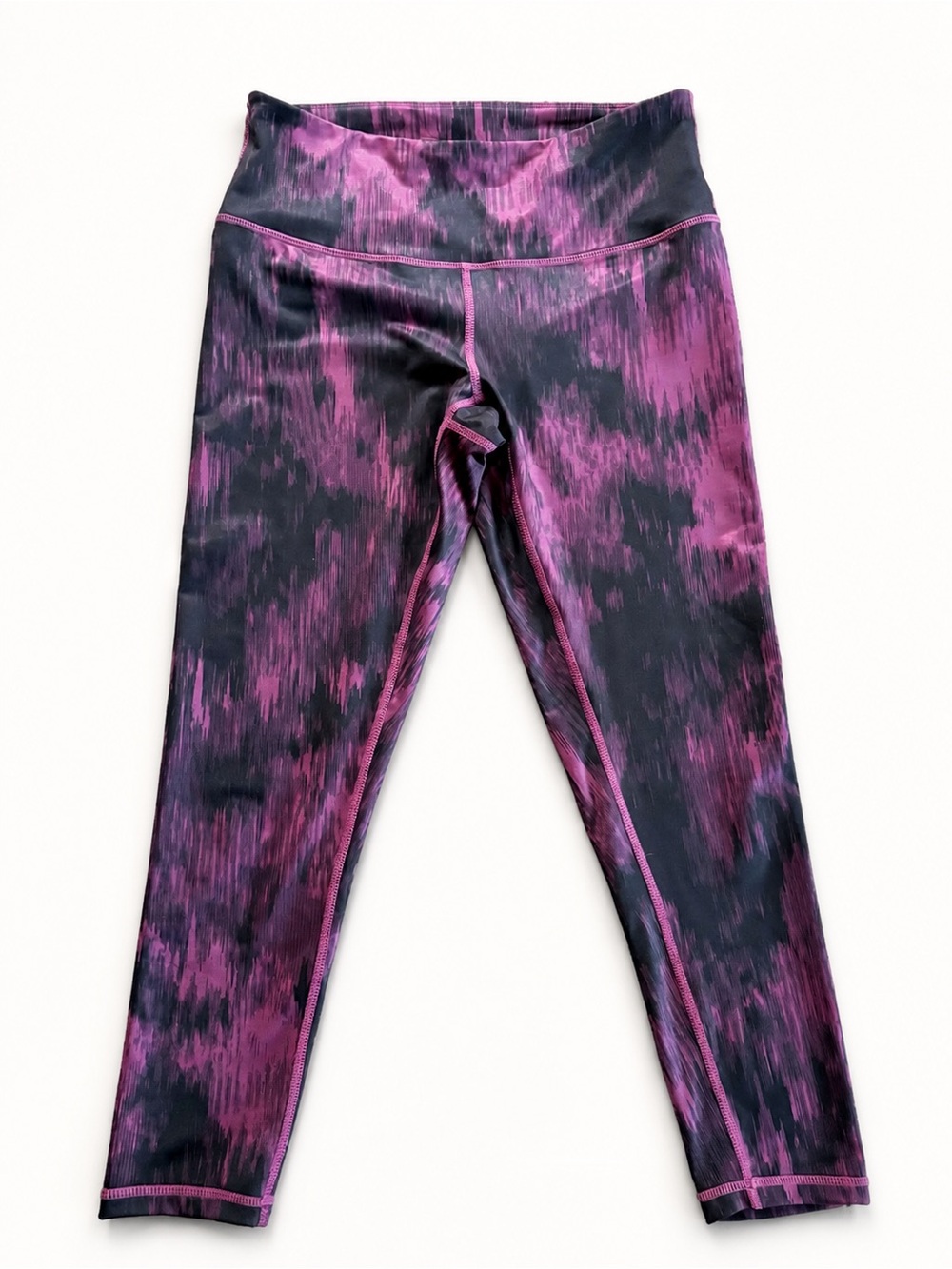 ✌🏻Zella Purple Black Abstract Print NWOT Leggings M Athleisure Yoga Workout Pant